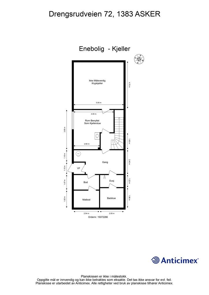 Plantegning - Kjeller