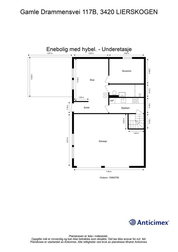 Plantegning - Underetasje
