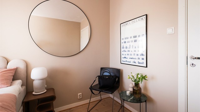 Morgensol på soverommet gir en god start på dagen