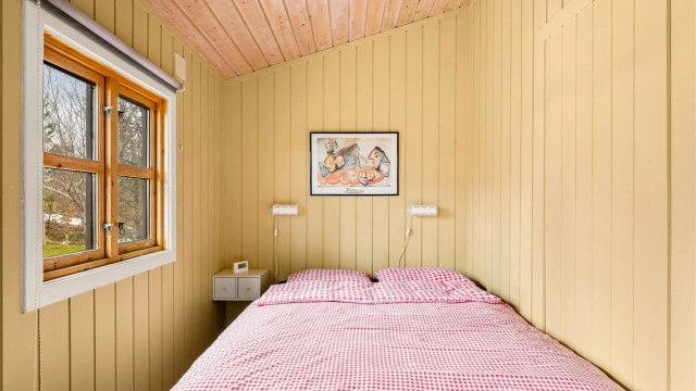 Dette soverommet var tidligere delt i to mindre soverom.