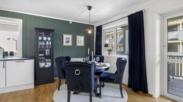 Herfra er det utgang til det store balkongen.