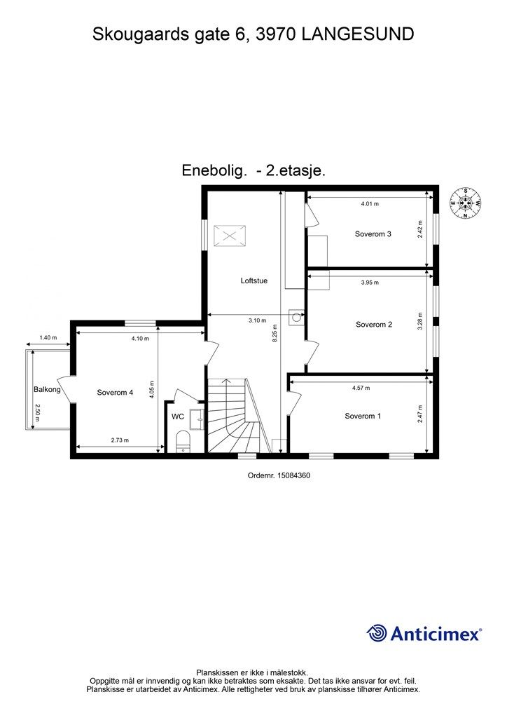 Plantegning 2. etasje