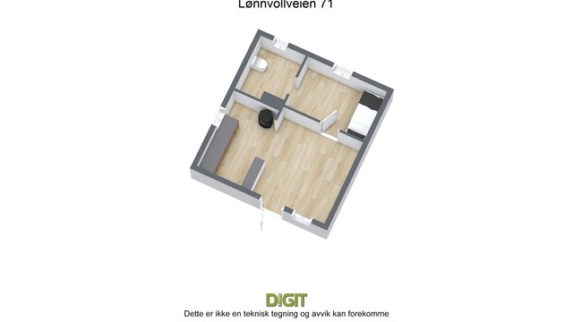 3D - Lønnvollveien 71