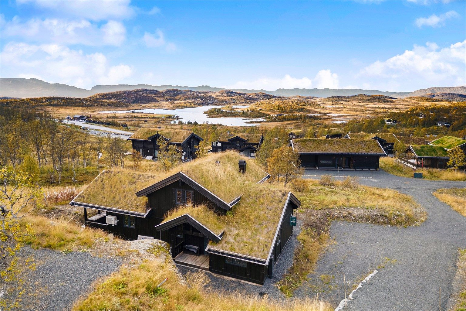 Eiendommen ligger meget fint til på Vierli