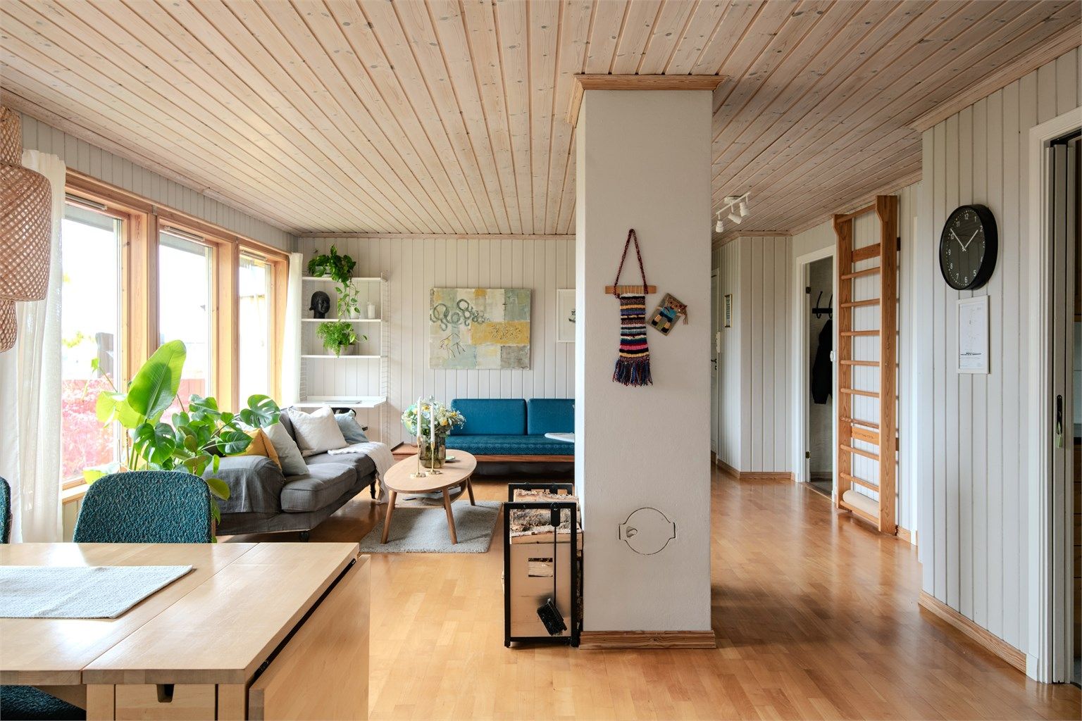 Den åpne planløsningen innbyr til en rekke innredningsalternativer.