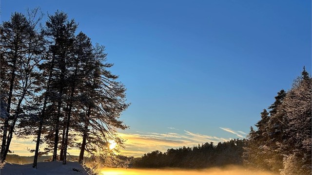 Nordvannet: Om vinteren er det flotte muligheter for turskøyter på brøytet is