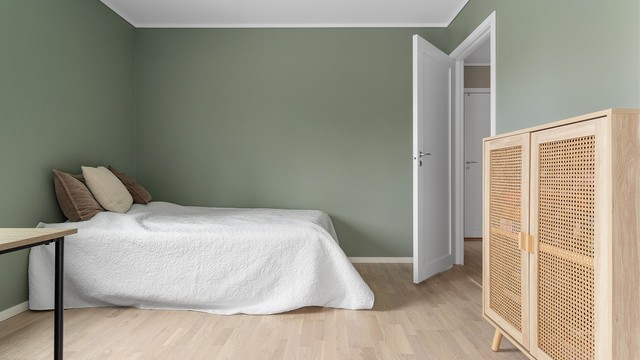 Soverom 2 er på ca 10m²
