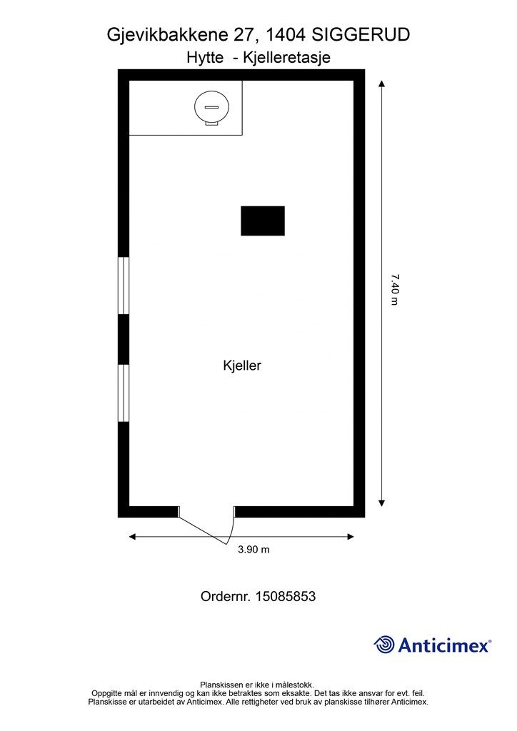 Plantegning - Kjeller