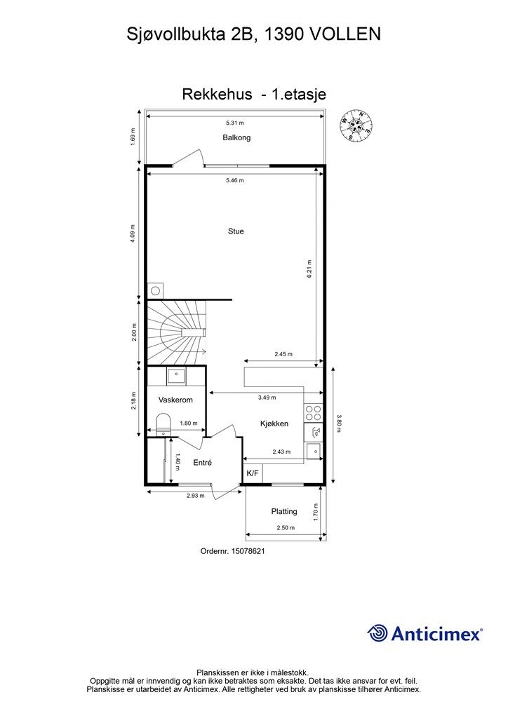 Plantegning - 1.etasje