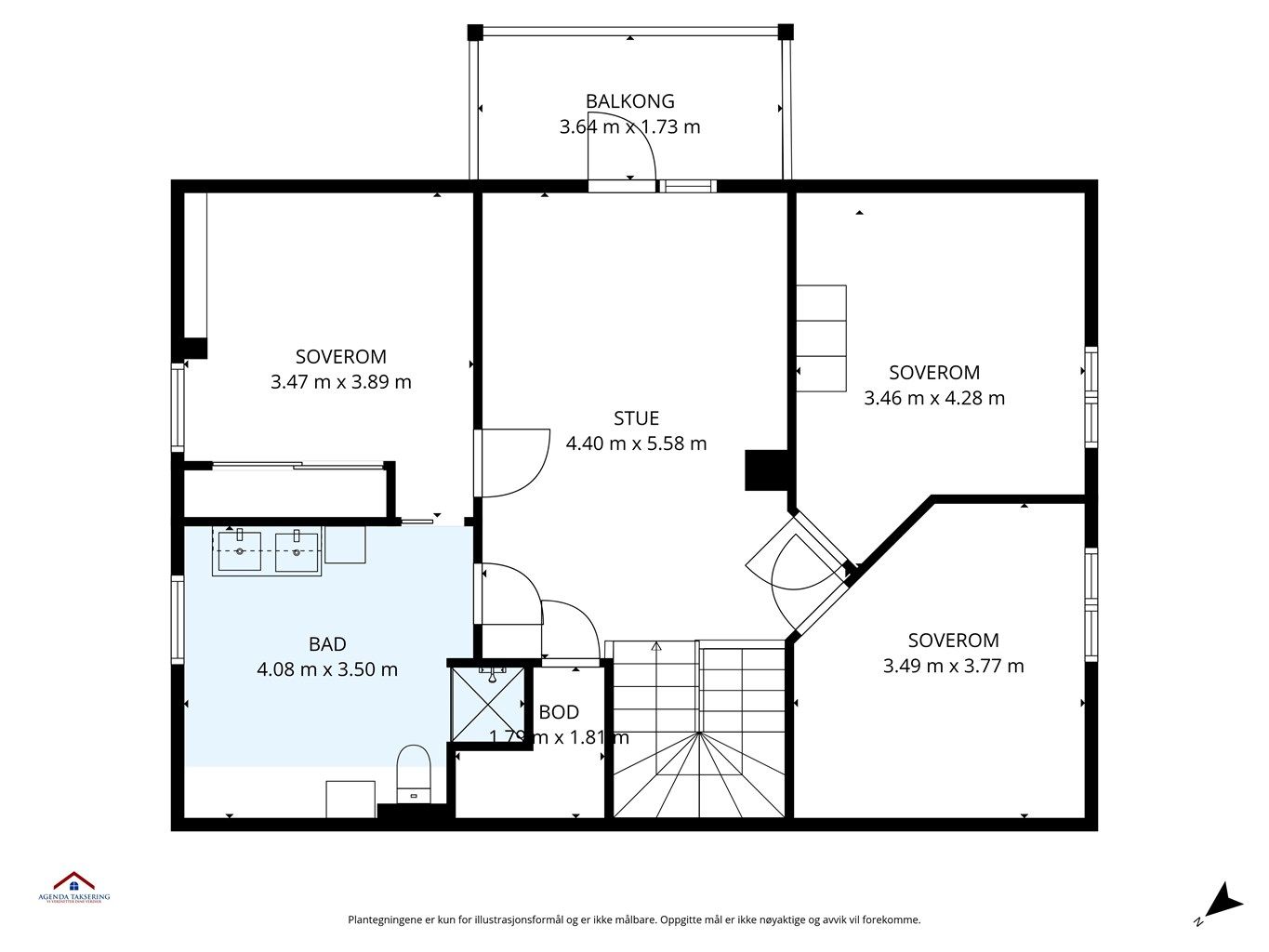 Plantegning 2. etasje