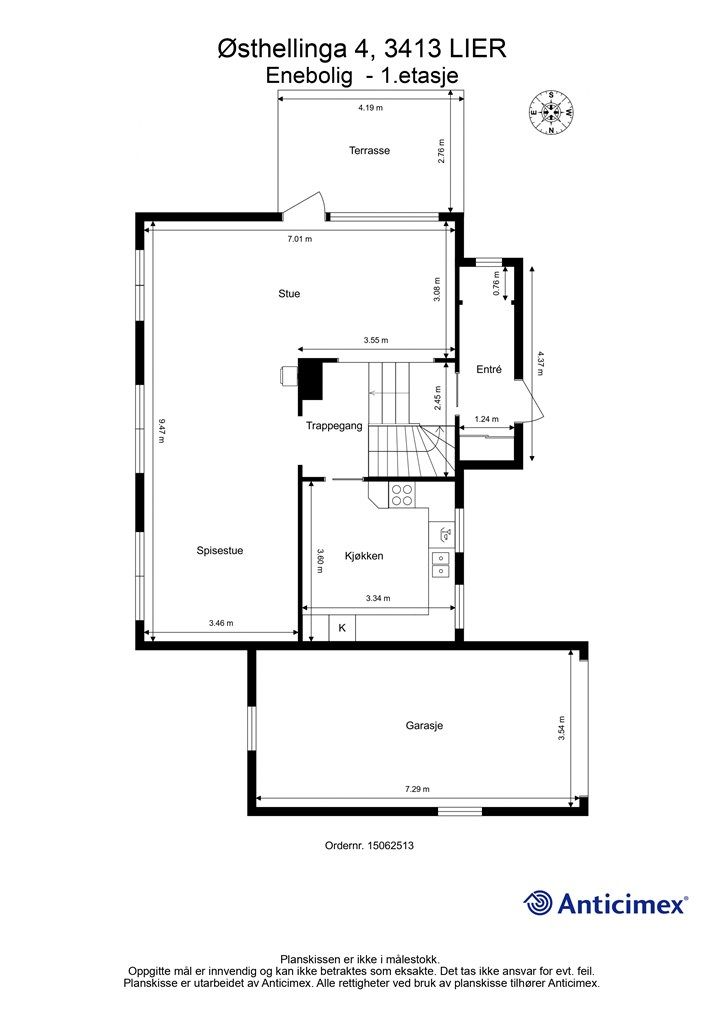 Plantegning 1. etasje