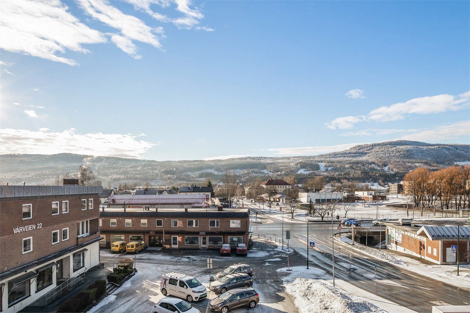 Fra leiligheten har du utsikt over Åssiden.