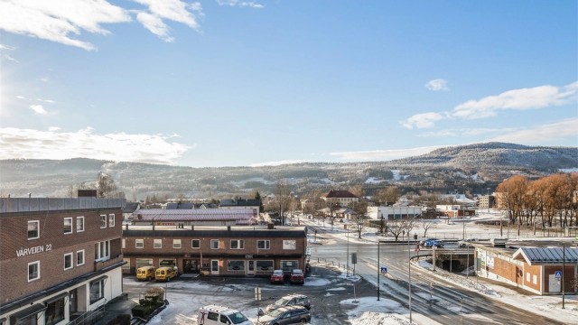 Fra leiligheten har du utsikt over Åssiden.