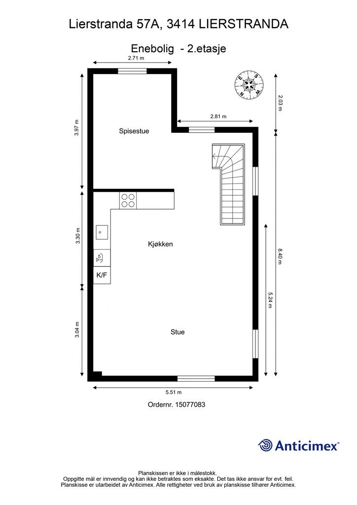 Plantegning - 2. etasje