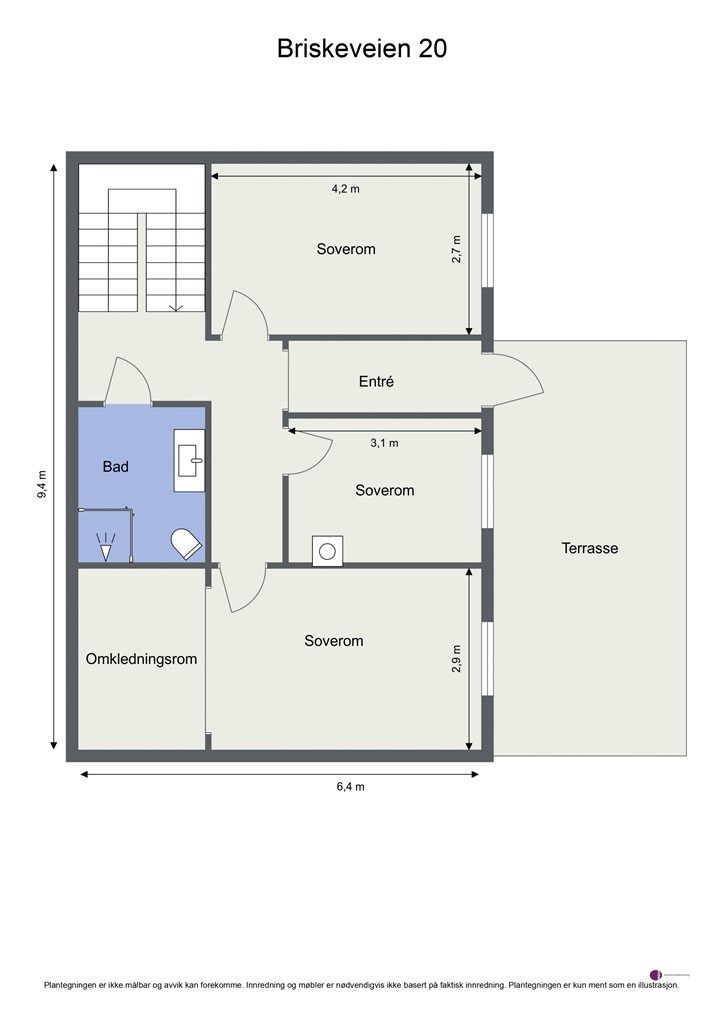 Plantegning sokkeletasje