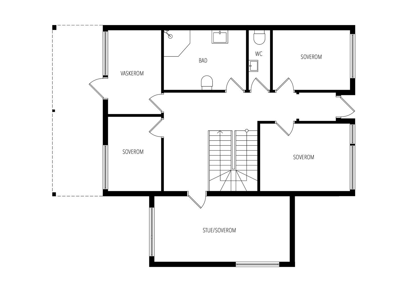 Plantegning første etasje