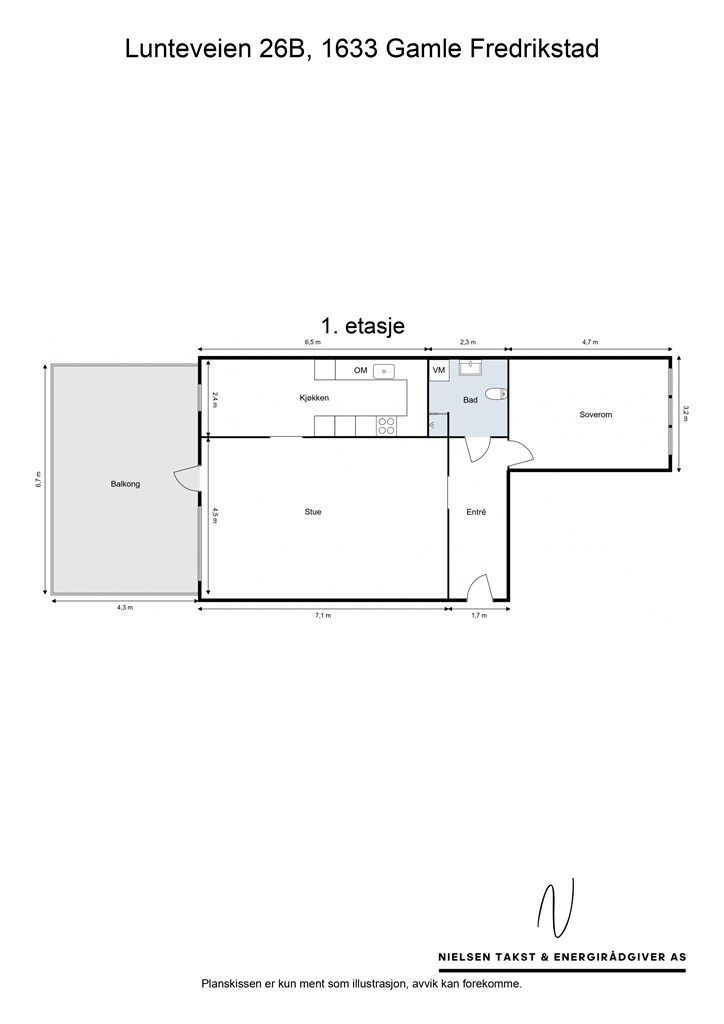 Veiledende planskisse.