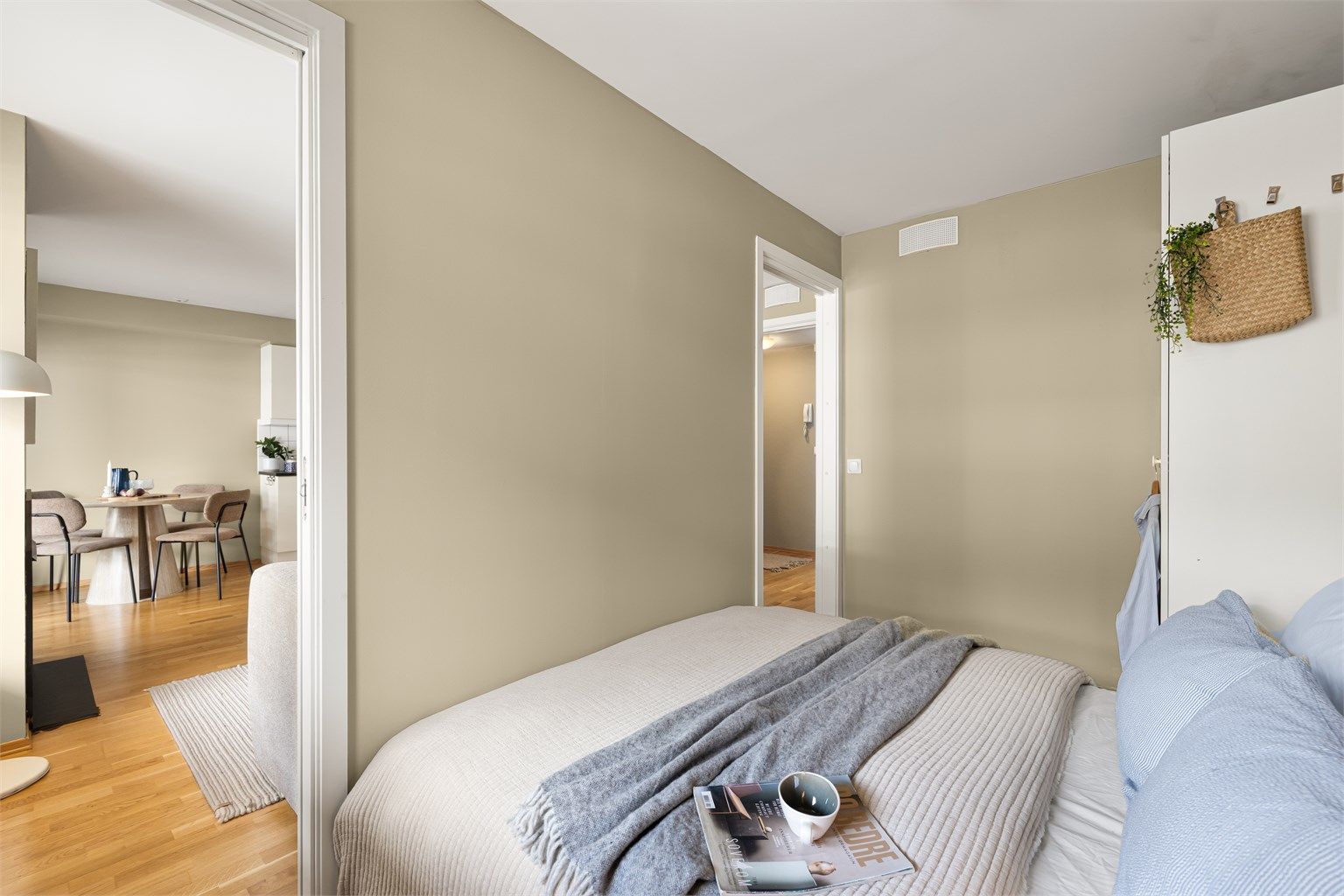 Leiligheten har balansert ventilasjon.