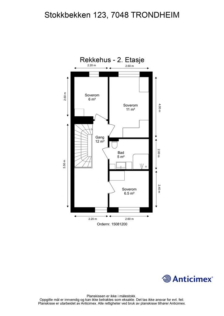Planskisse - 2. etasje.
