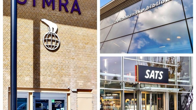 Lambertseter Senter har et bredt utvalg av butikker og caféer, samt bl.a. Vinmonopolet, Symra Kino, Deichmanske bibliotek og Sats treningssenter