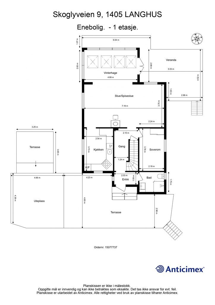 Plantegning- 1 etasje