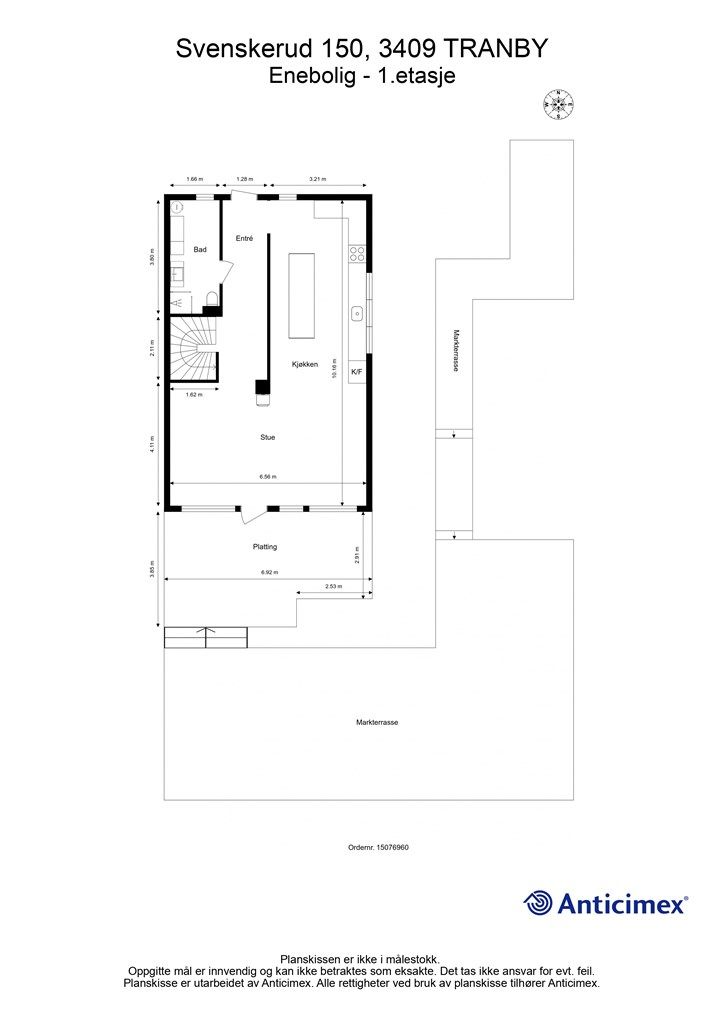 Plantegning - 1. etasje