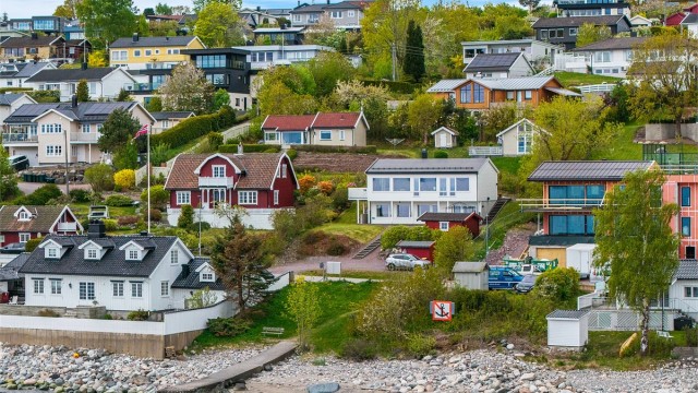 Området består hovedsakelig av eneboliger og fritidsboliger.