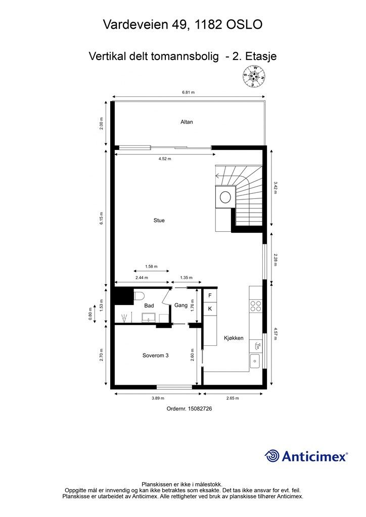 Planskisse 2. etasje
