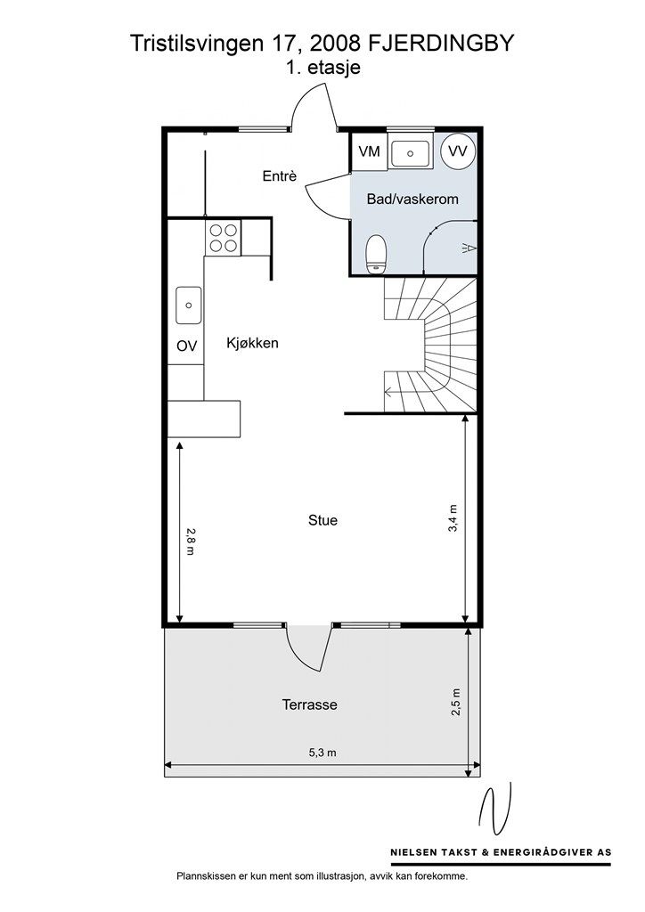 Plantegning 1. etasje
