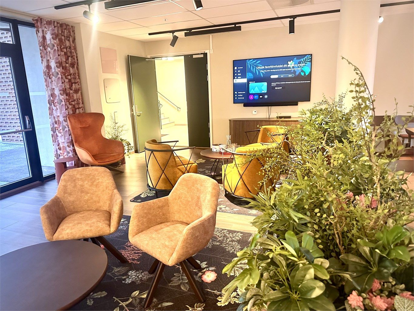 Lounge, resepsjon og fellesområde