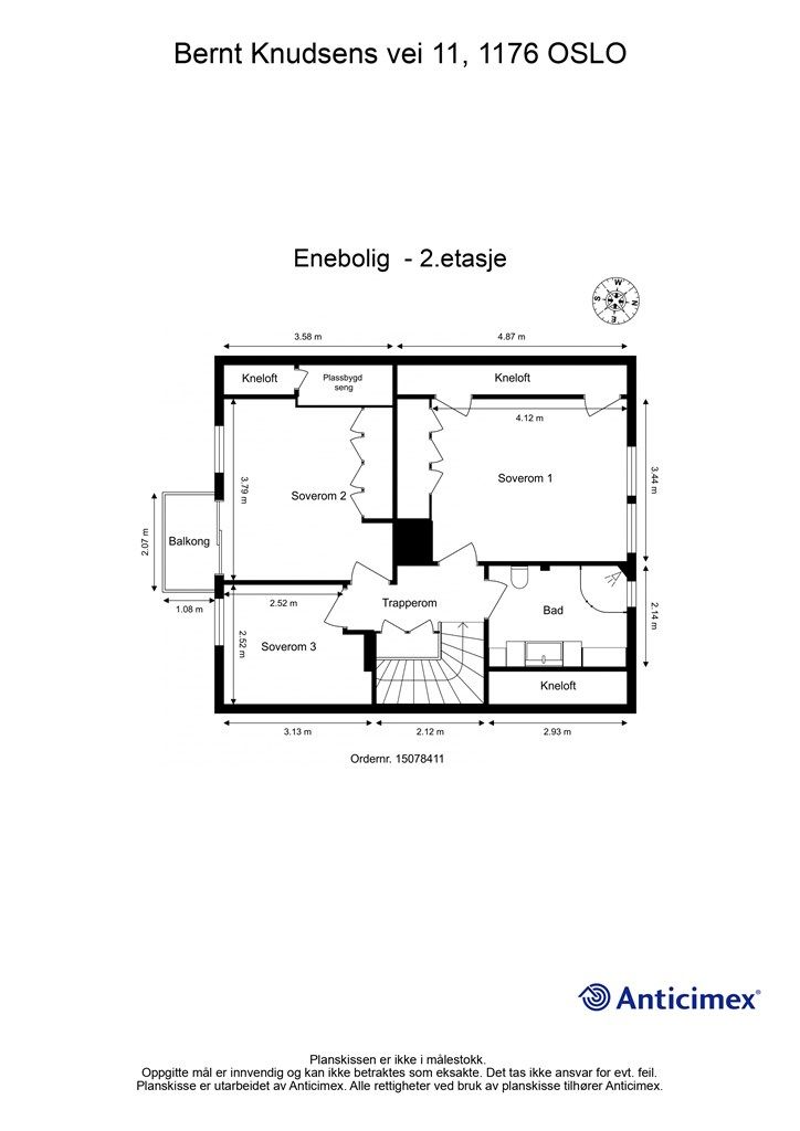 Plantegning - 2. etasje