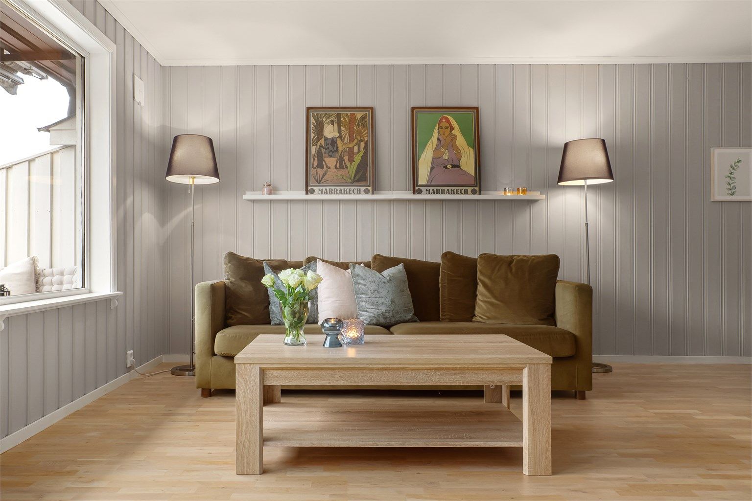 Stuen gir rom for kreativ innredning