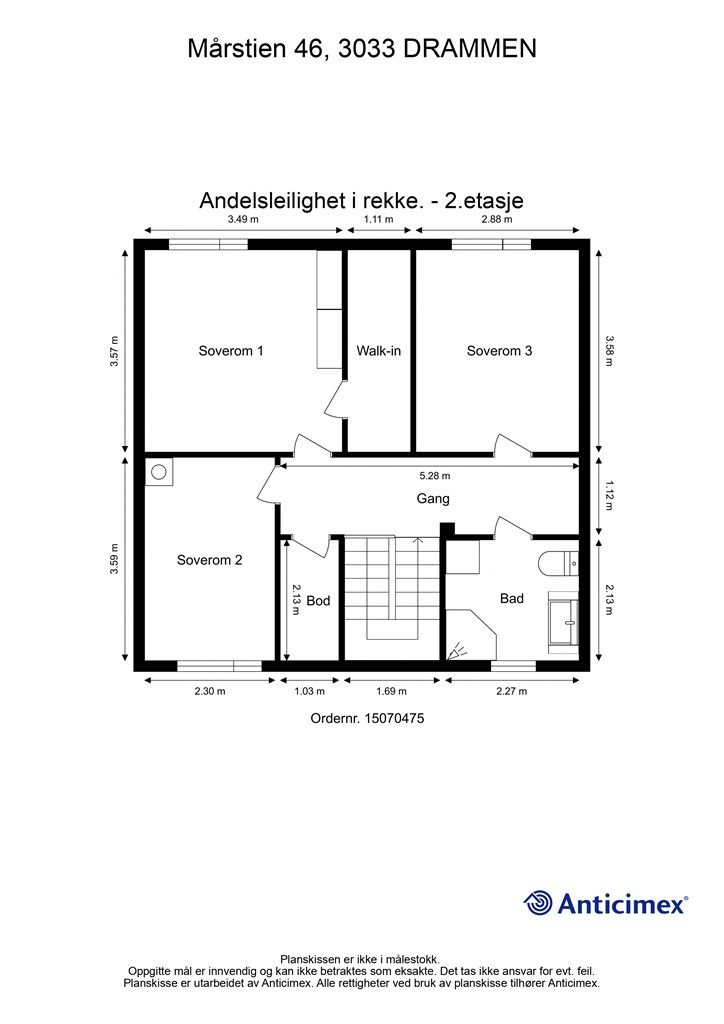 Plantegning - 2.etasje
