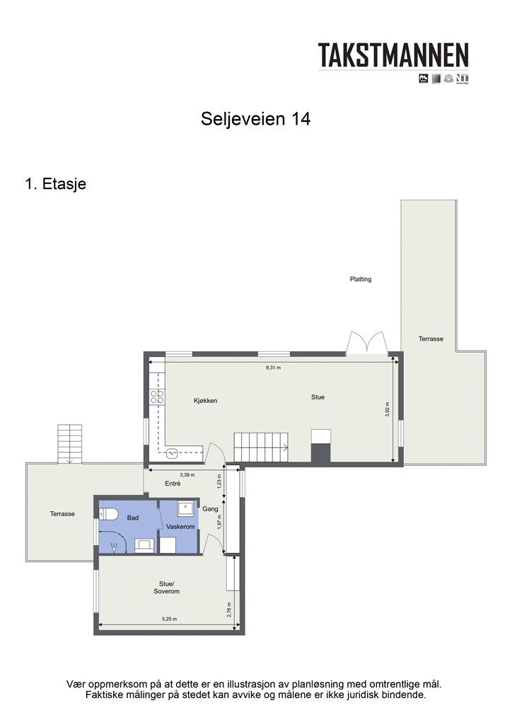 Seljeveien 14, 1.etg