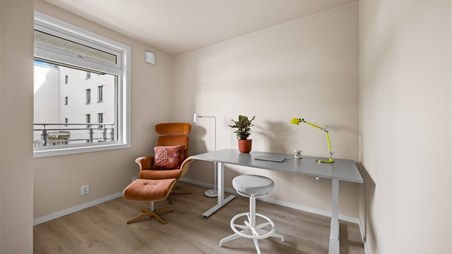 Siste soverommet vil fungere perfekt som barnerom eller kontor.