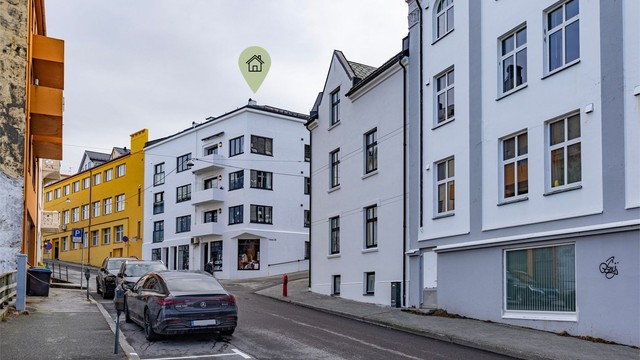 Leiligheten har en attraktiv beliggenhet i byggets 3. etasje, i en gjennomgående oppgradert og velholdt bygård.
Foto: Tommy Rasmussen