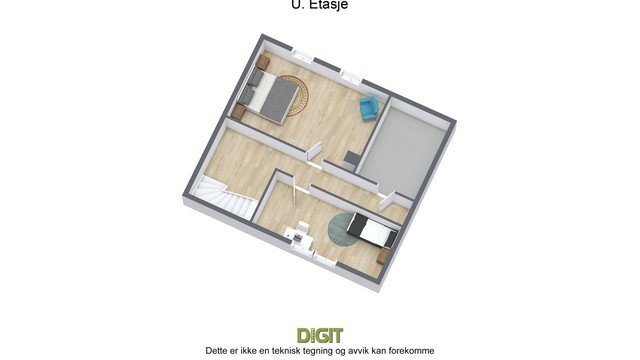Utsiktsveien 30B - 3D - U