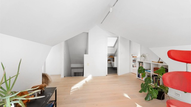 Loftstuen er et fleksibelt rom som kan innredes etter behov