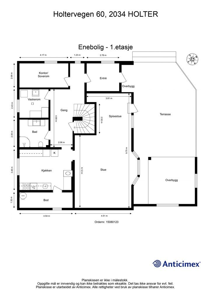 Plantegning 1.etasje 