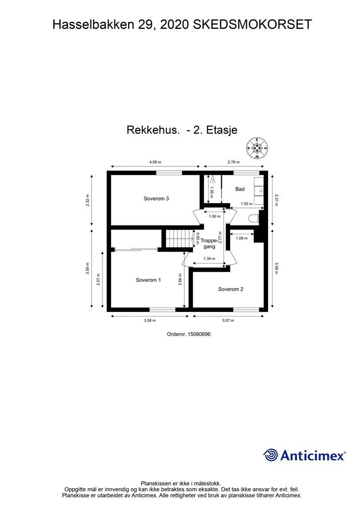 Plantegning 2. etasje