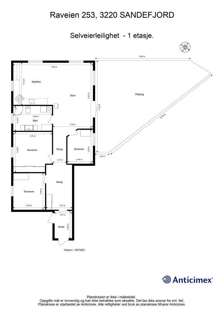 Plantegning - 1. etasje