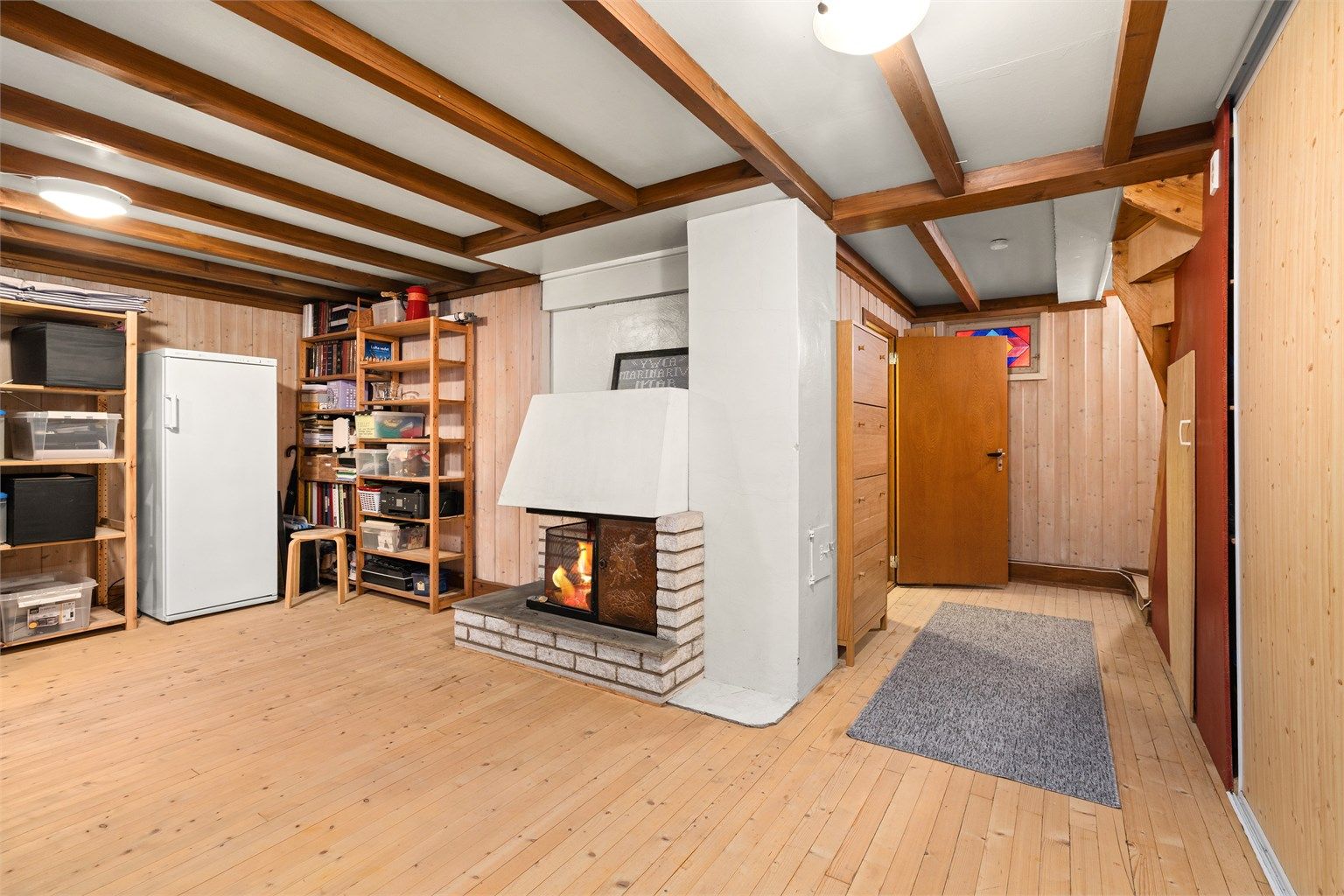 Kjellerstue (Rommet er byggemeldt som bod og er ikke omsøkt bruksendret)