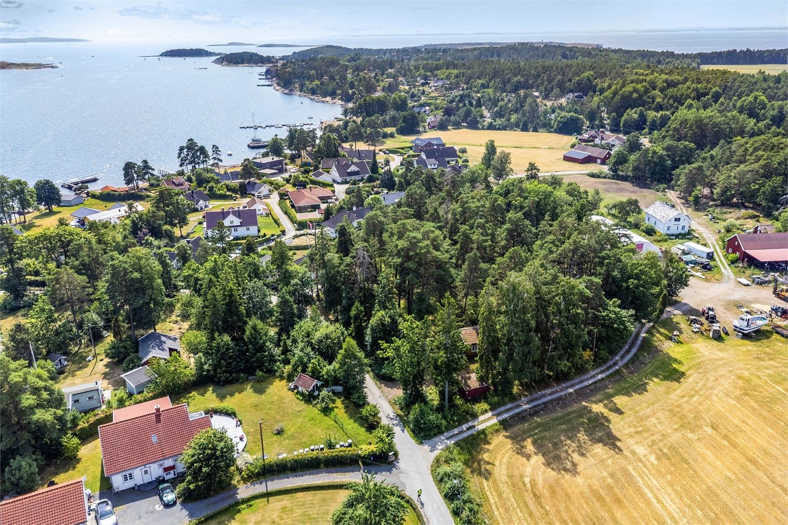 Tomten sett fra nordøstlig kant.