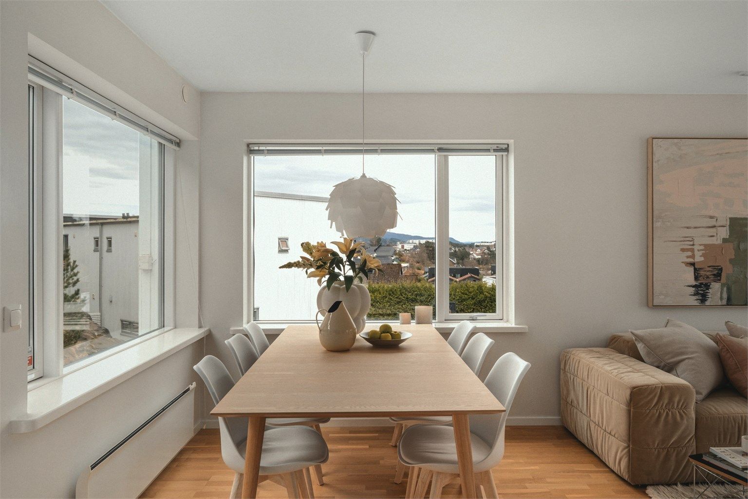 Innbydende spiseplass