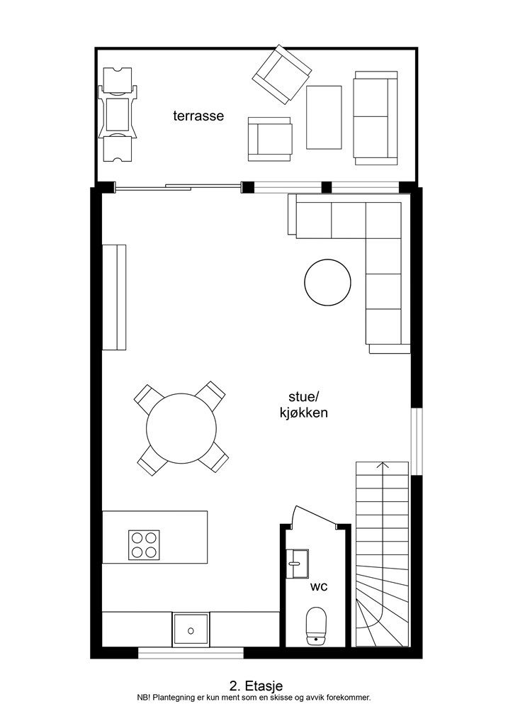 Plantegning 2. etasje