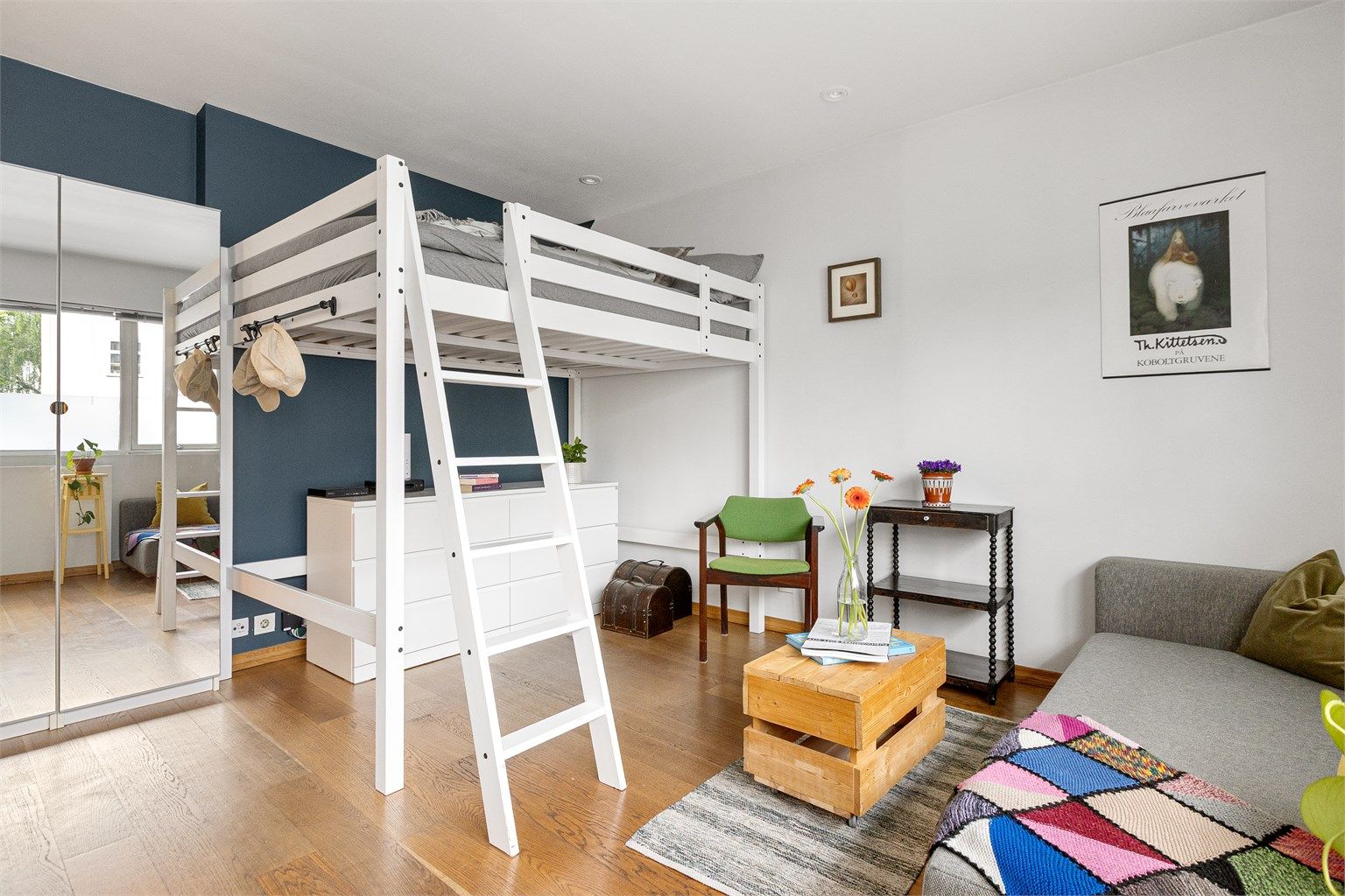 Leiligheten har en praktisk planløsning med mulighet for å innrede etter behov.