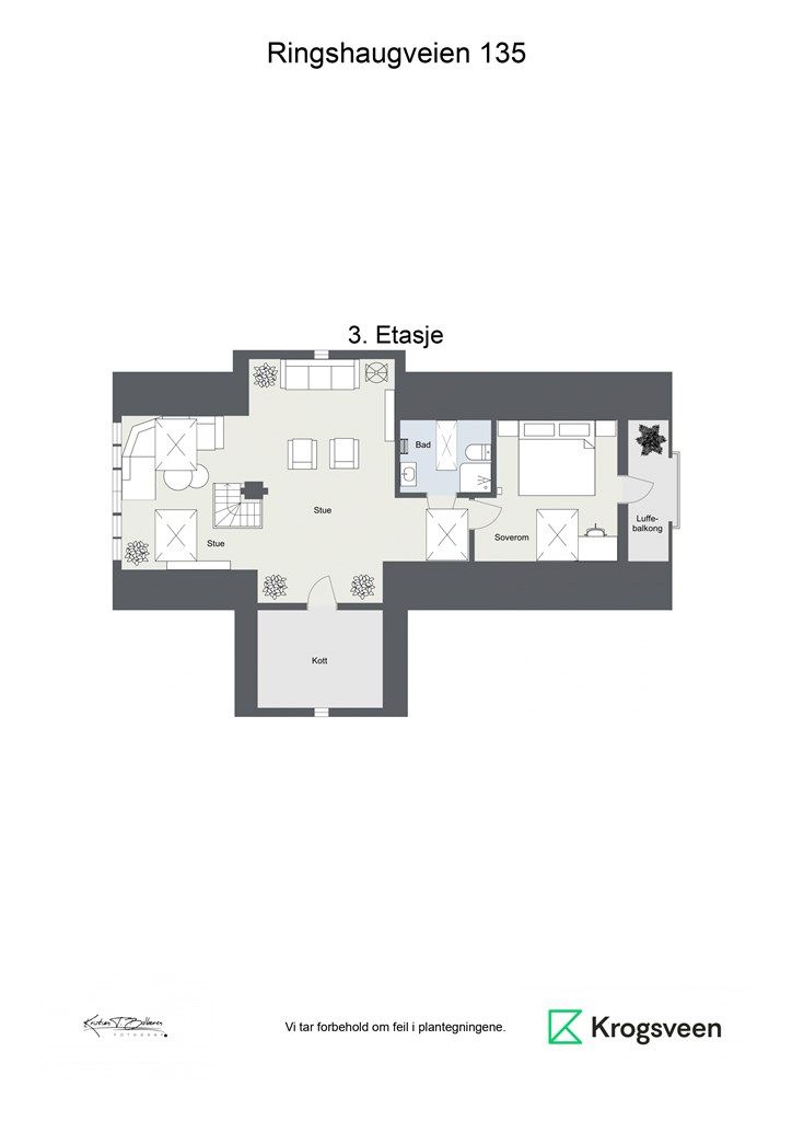 Planskisse 3. etasje.