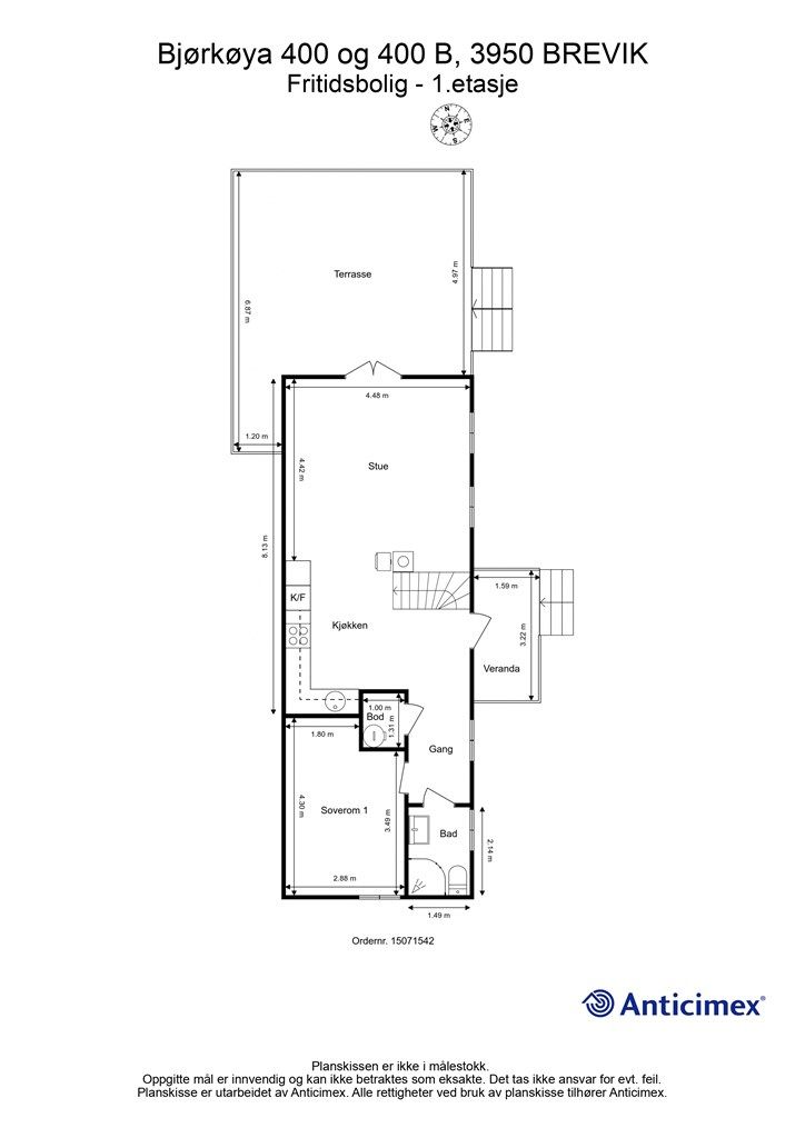 Plantegning - 1. etasje