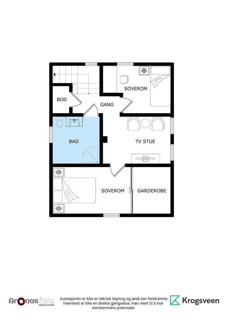 Plantegning 2. etasje