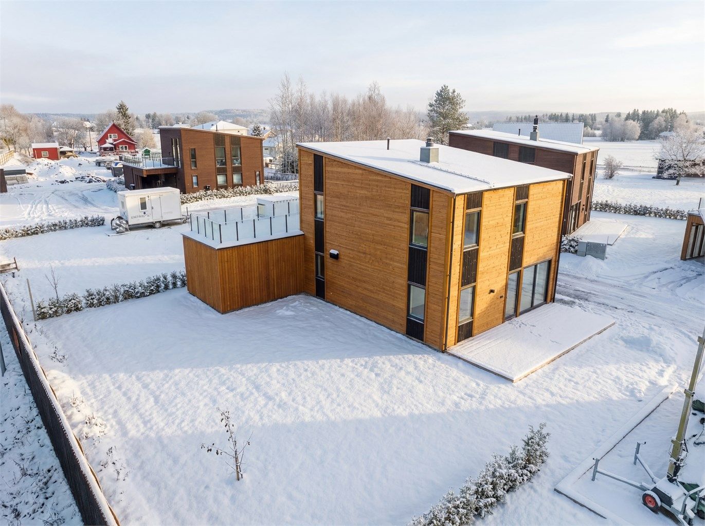 Garmovegen 8D (Digitalt illustrert vinterbilde)